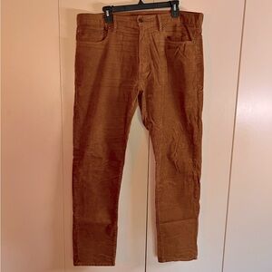 Gap Tan/Gold Corduroys 36x32 with stretch - Great/Nearly New Condition
